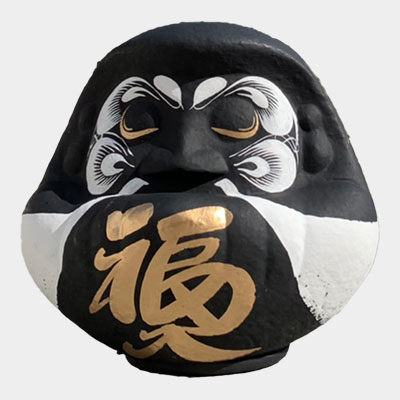 半眼座禅だるま